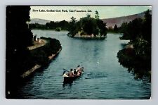 San Francisco CA-California, Stow Lake, Golden Gate Park, Vintage Postcard picture