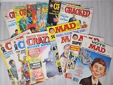 Huge 45+pc Lot MAD Magazine Cracked Crazy 80s picture