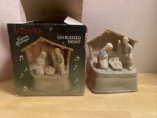 Musical Nativity Scene Artmark Porcelain Christmas 1988 