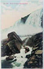 Vintage Niagara New York Niagara Falls American Falls Rock of Ages Postcard 1242 picture