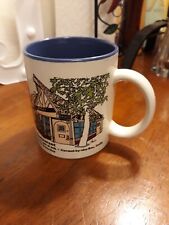 Vintage Em Le's Restaurant Carmel by the Sea CA Coffee Cup Mug Signed Bates 1996 picture