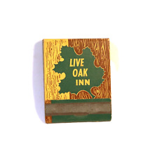 Vintage 1940s Live Oak Inn Los Gatos California Full Matchbook Unstruck picture