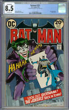 BATMAN #251 CGC 8.5 OW PAGES CONSERVED // CLASSIC NEAL ADAMS JOKER COVER picture