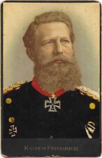 CABINET:  FREDERICK III--KING OF GERMANY---VIVID COLOR picture