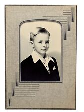 Vintage Photo Handsome Young Boy In A Suit Portrait Framed picture