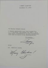 President Elect Jimmy Carter Signed Letter On Personal Letterhead picture