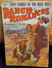 Ranch Romances Renegades Roost June 1938 Acceptable Stories of the west PLZ READ picture