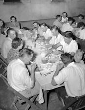1941 Spaghetti Supper at Grape Festival, Arkansas Old Photo 8.5