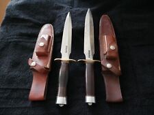 Two Randall Vintage Model 2/7 & 2/8 Rough Back Sheaths picture
