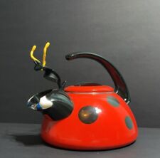 Vintage Ladybug Teapot Stainless Taiwan picture