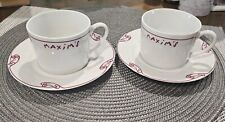 Maxim's De Paris Cups/Saucers, Coffee and Chocolate Tin picture