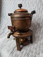 Antique Copper Manning & Bowman Co. Percolator Coffee Pot 1907 picture