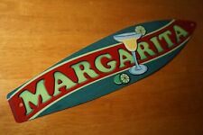 MARGARITAS SURFBOARD SIGN Tropical Drinks Cantina Beach Tiki Bar Home Decor NEW picture