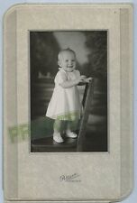 Antique Photo in Folder - Denver, Colorado - Cute Smiling Baby Standing on Chair picture