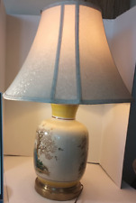 Vintage Japenese Hand Painted Table Lamp 25