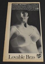 1962 Print Ad Sexy Lovable Bra Brunette Lady Feminine Beauty Fashion Shape her picture