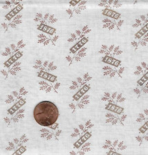 1876 American Centennial Leaf and Date Fabric picture