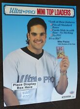 Mike Piazza Ultra Pro 1993 ROY Stand-Up Cardboard Advertising Sign 10x14