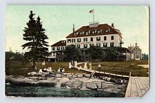 Postcard Maine Boothbay Harbor ME Menawarmet Hotel 1913 Posted Divided Back picture