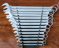 Proto Professional SAE Combination Wrench Set 14Pc 12 Point 3/8