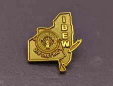 Vintage IBEW LU LOCAL UNION 3rd District LAPEL PIN International Brotherhood picture
