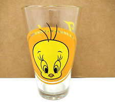 Looney Tunes Tweety Bird Tumbler Glass 16oz  Warner Bros USA Vintage picture