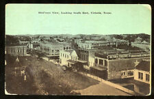 postcard – birdseye view of downtown Victoria, Texas mailed 1914 picture