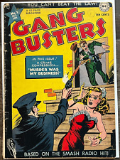 Gang Busters #1 Key first edition Drawn cover/bright colors picture