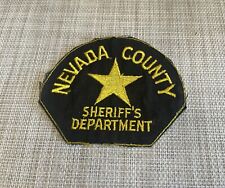 Vintage Nevada County California Sheriff Department Patch picture