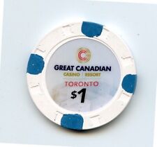 1.00 Chip from the Great Canadian Casino Toronto Ontario H&C picture