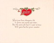 Vintage Valentine's Day Card Nice Classic Design picture