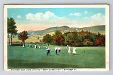 Monterey PA-Pennsylvania, Monterey Golf Links, Quierark Rock Vintage Postcard picture