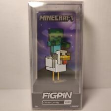 Minecraft Zombie On Chicken FigPin Enamel Pin 1325 Locked Official Collectible picture