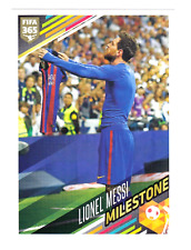2018 Panini FIFA 365 Sticker Lionel Messi Milestone FC Barcelona Argentina #392 picture