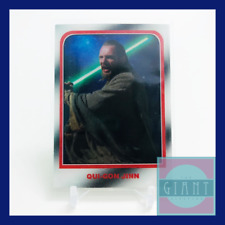 2020 Topps NOW Star Wars Lenticular #23 Qui-Gon Trading Card The Phantom Menace picture