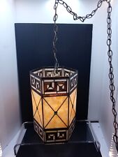 Tiffany Style Stained Glass Octogon Lamp Hanging Pendant 16