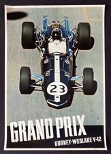 Orig Dan Gurney #23 1966 Eagle Weslake Mk I Formula 1 F1 Vintage Poster picture