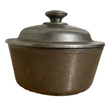 Vintage Wilton Pewter Lidded Round Dish Sugar Bowl Cauldron Mount Joy PA 4.75” picture