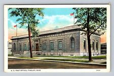 Findlay OH-Ohio, United States Post Office, Antique, Vintage Souvenir Postcard picture