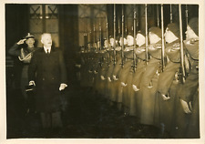 Albert Lebrun at the Polish Embassy in Paris Vintage Silver Print Shooting picture