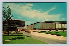 Corning NY-New York,  Exterior Rear View Corning Glass Center, Vintage Postcard picture