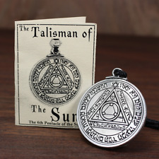 Talisman Pentacle of the Sun Solomon Seal Pendant kabbalah Hermetic Jewelry picture