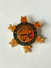 Vintage Garmisch Germany USA Ski School Lapel Pin Badge picture