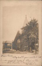 1904 RPPC Port Jervis,NY Church Orange County New York Real Photo Post Card picture