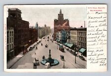 Milwaukee WI-Wisconsin, City Hall Square, Antique, Vintage c1906 Postcard picture