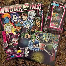 Monster High Memorabillia Lot Bundle Early Watch Calendar Stickers Toys RARE picture