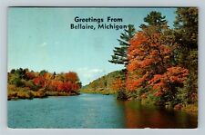 Bellaire MI-Michigan, Scenic General Greetings, Water, Vintage Postcard picture