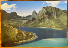 Vintage Postcard Tahiti MOOREA- COOK'S BAY French Polynesia Bora-Bora 8th Wonder picture