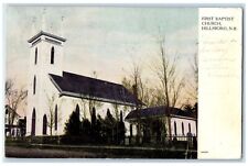 c1910's First Baptist Church Hillsboro New Brunswick Canada Antique Postcard picture