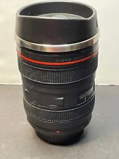 Caniam Zoom Lens coffee tumbler mug cup camera travel thermos 5 1/2